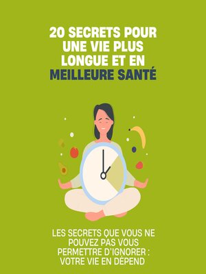 cover image of 20 secrets pour une vie plus longue et en meilleure santé